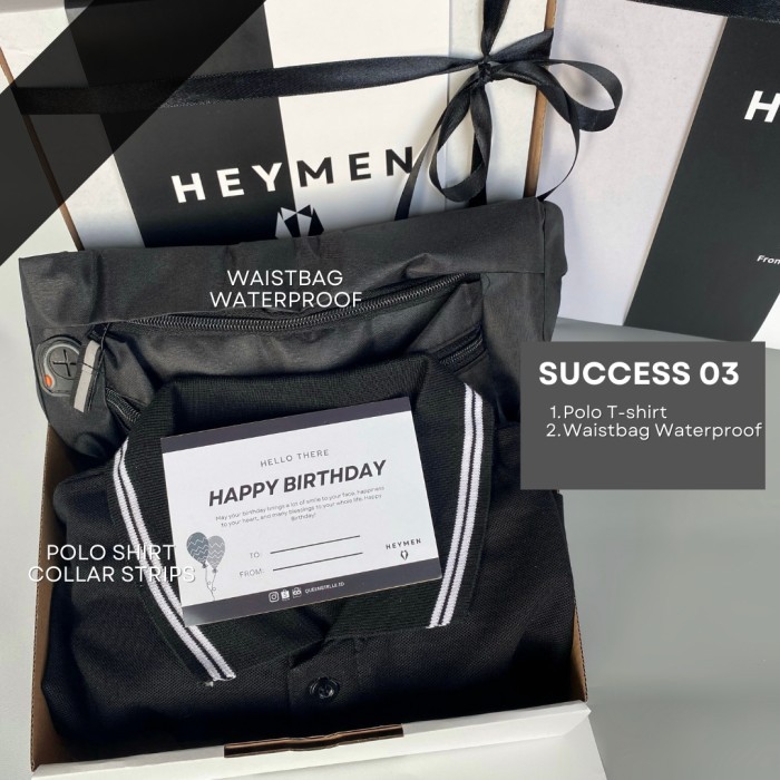 

DISKON Hampers Cowok Kado Ulang Tahun Gift Murah Wisuda Cowo Hitam - Success 03, Birthday