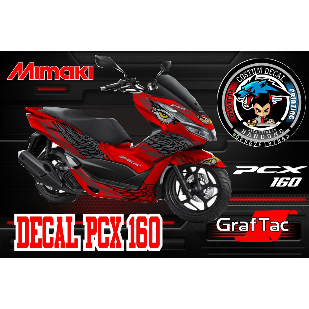 (COD) Decal STIKER PCX 160 2022 2023 Full body - STICKER AKSESORIS VARIASI MOTOR PCX 160 VARIASI
