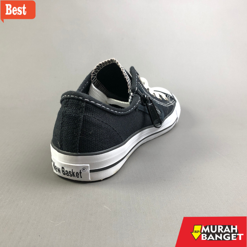 sepatu basket terbaik 2024 Sepatu NEW BASKET 338 LC Sepatu Sekolah Sneakers Kanvas Sleting New Baske