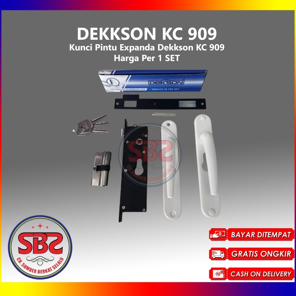 DEKSON DEKKSON KC909 Kunci Pintu Expanda Dekkson KC 909 White