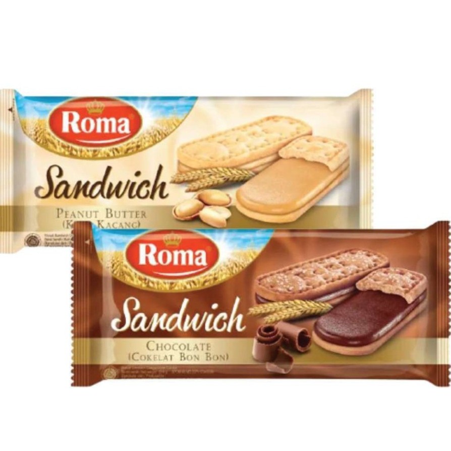 

Roma Sandwich 189 Gram Peanut Butter Dan Chocolate