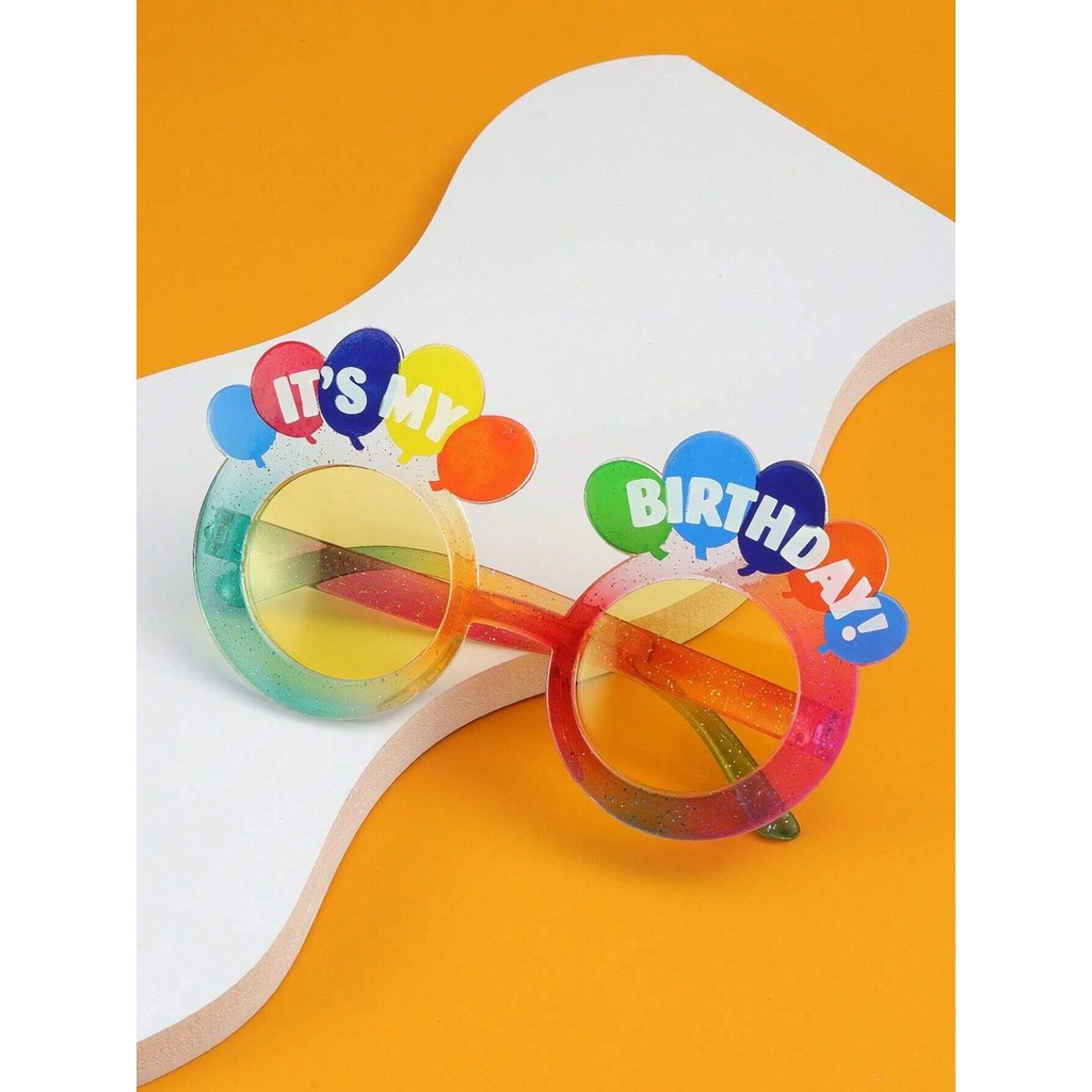 

1pc, It's My Birthday Glasses Color Lenses Decoration Eyeglasses Party Photobooth Adult Plastic Glasses Birthday gift