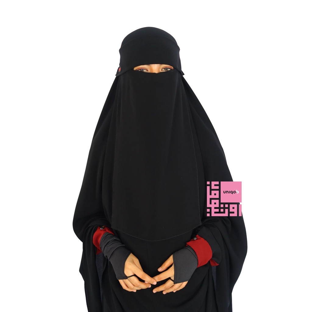 Elara | Niqab  Bandana Poni Karet Sifon Arab