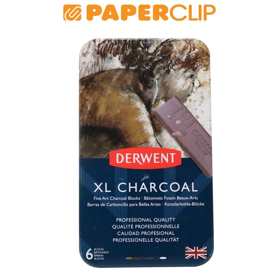 

CHARCOAL BLOCK DERWENT SET XL 6S 2302009DW METAL TIN