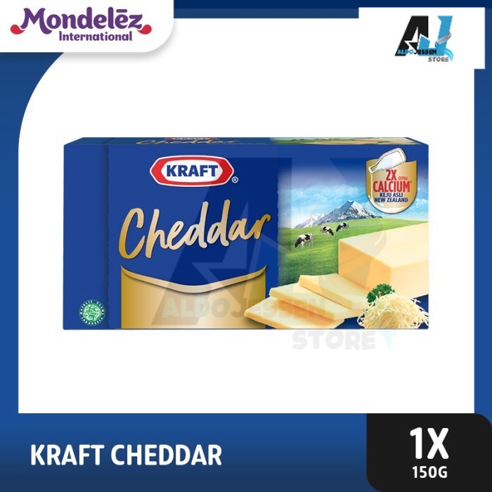 

AJS Kraft Keju Cheddar 150g - 1 pack