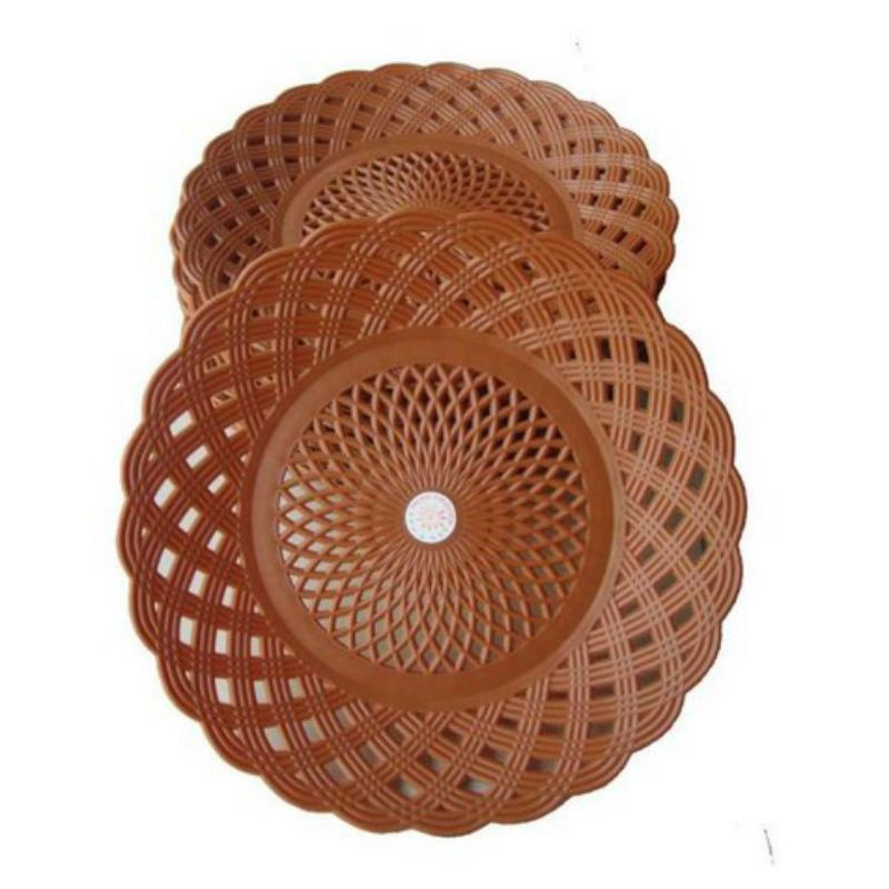 Piring Rotan Bijian Termurah 1 kg Muat 24 pcs