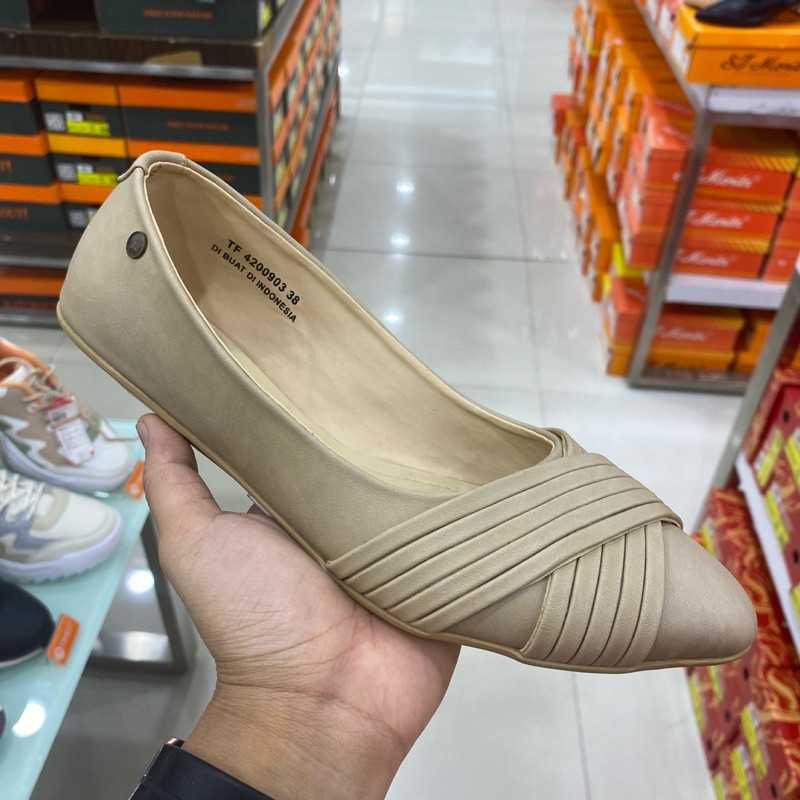 Flat Shoes Triset / Sepatu Flat Triset / Bahan Empuk