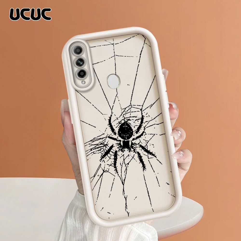 UCUC  OPPO A31 2020 Soft Silicone Simple Spider Marvel Pattern Untuk Phone Case Casing Hp Softcase K