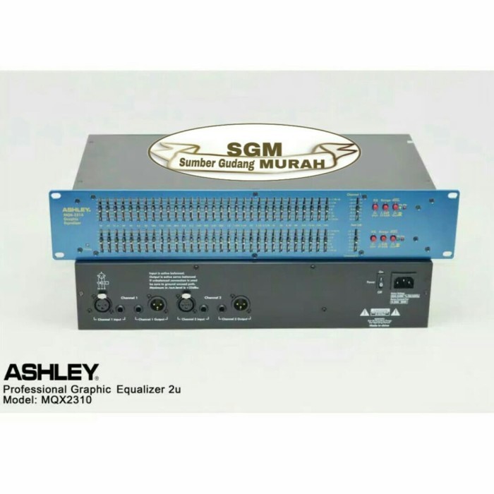 AGEN EQUALIZER ASHLEY MQX2310 EQUALISER ASHLEY MQX 2310 ORIGINAL
