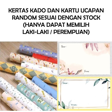 

Kertas Kado dan Kartu Ucapan BOY GIRL