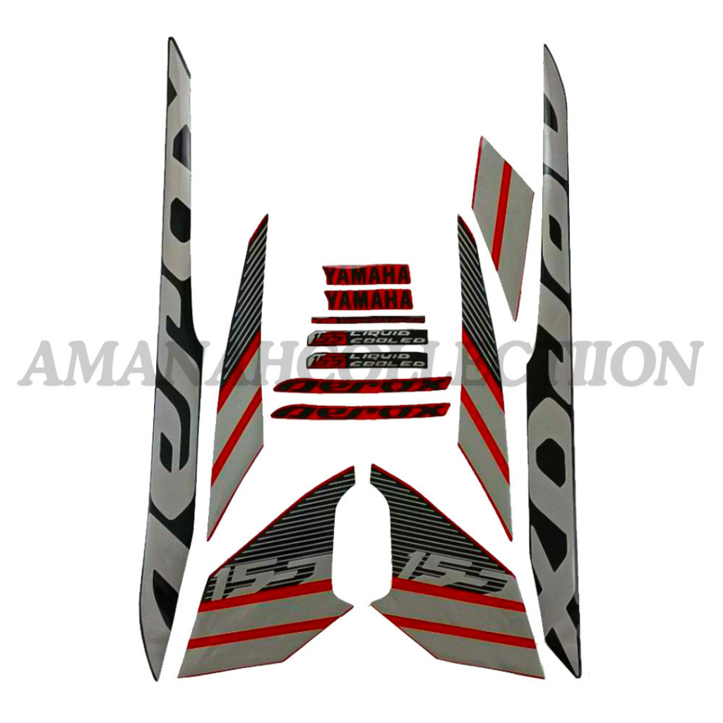 stiker striping standart Aerox 2018  list standart stiker list body AEROX 2018 standart kualitas