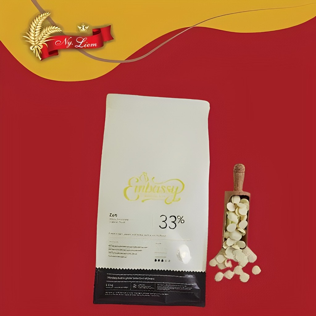 

PROMO! Embassy Zend Blend White Chocolate Couverture 33% 2,5Kg