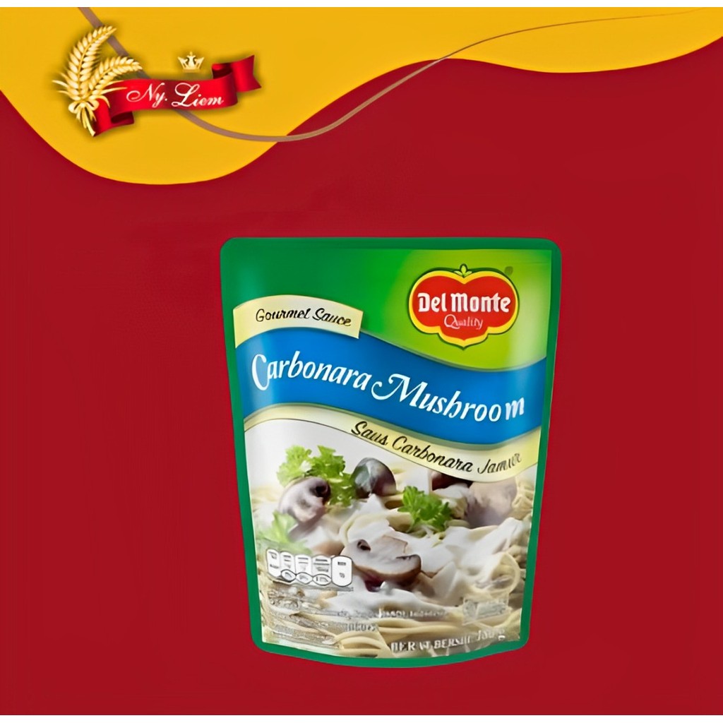 

DEL MONTE Carbonara Mushroom Sauce 180 gram