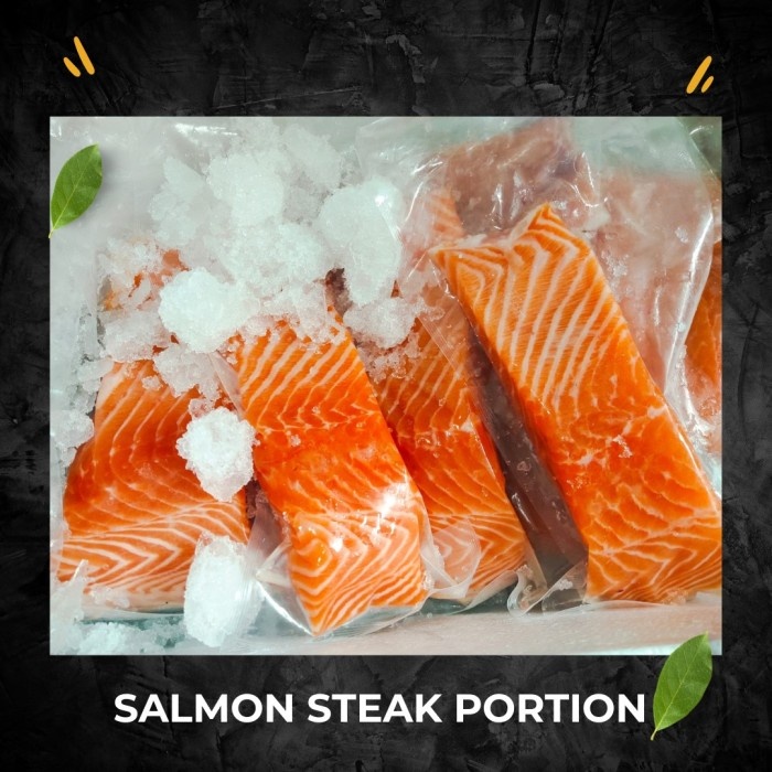 

Salmon Norwegian Trout Steak Portion Inagreen