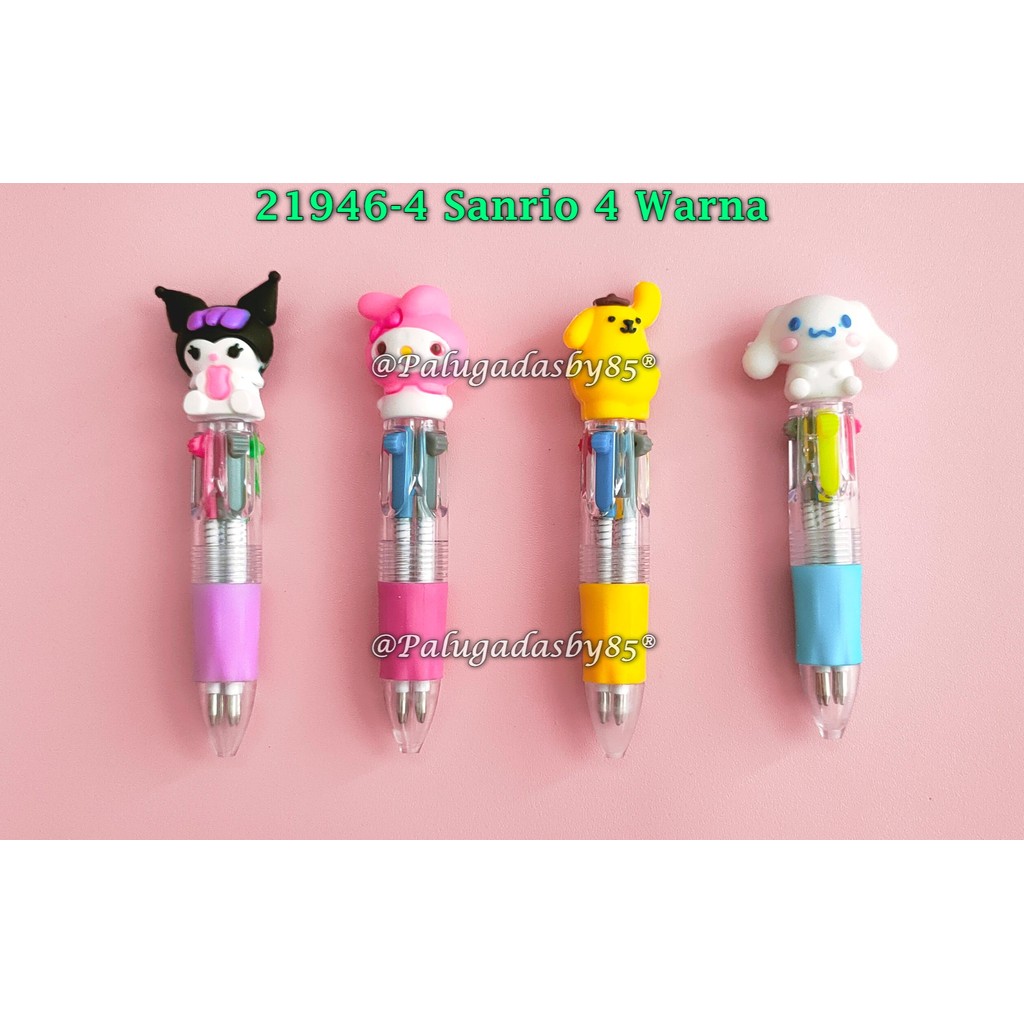

(1 Biji) Bolpen 4 Warna Sanrio / Bolpen Mini 4 Warna Sanrio / Bolpen GXIMP 21946-4 4 Warna Mini