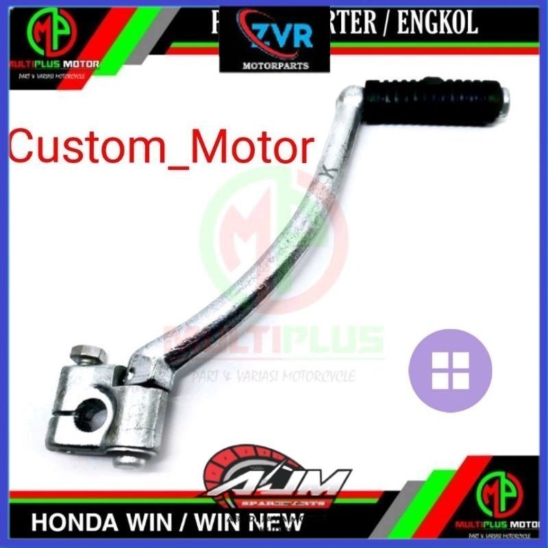 ZVR - Pedal stater  kick engkol starter Pedal selah selahan WIN 100 ,WIN NEW,HONDA WIN STANDAR ORIGI