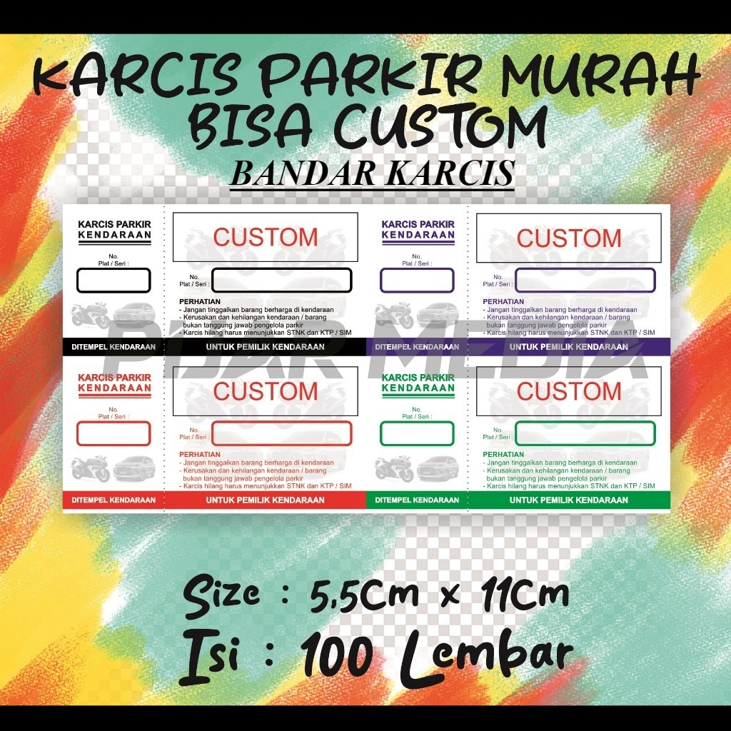 

KARCIS PARKIR MURAH BISA CUSTOM