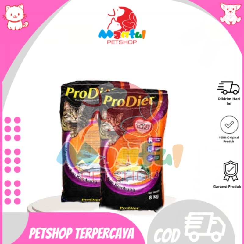 Makanan Kucing ProDiet Mackerel 8kg