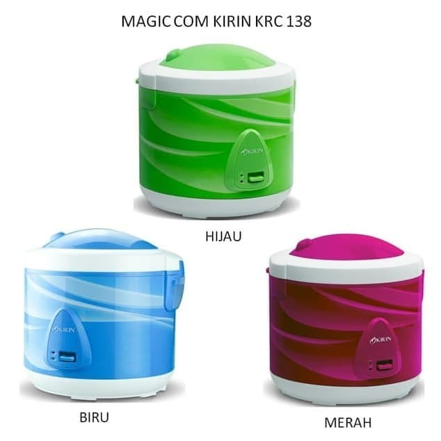 Kirin Rice Cooker 2 Liter KRC 138 MG -  Magic Com Kirin KRC 138 MG Terbaik