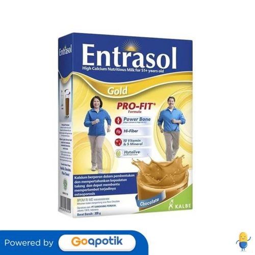 

Entrasol Gold Pro-Fit Rasa Coklat 350 Gram Box