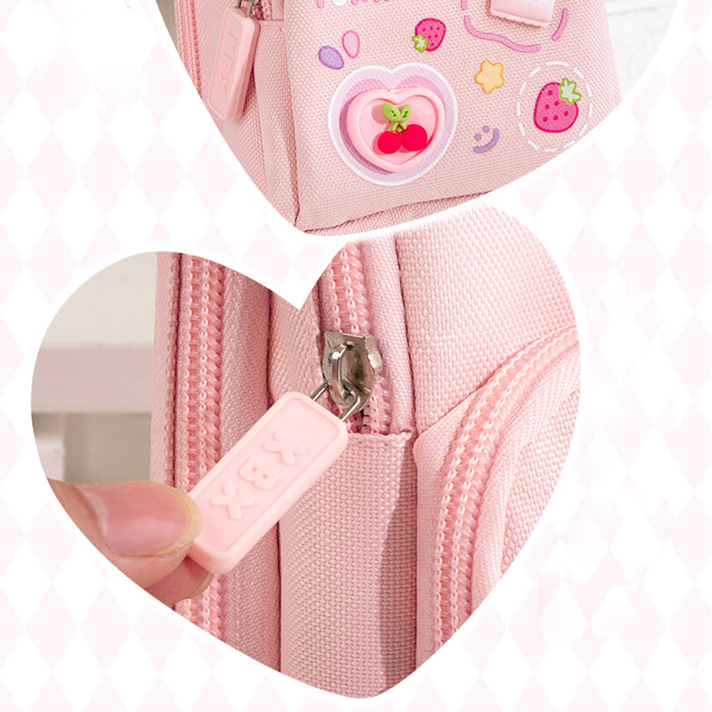 

3D Anak Tempat Pensil Kotak Pensil Anak Sekolah Pencil Case Hiasan Glitter Karakter Tas Lucu
