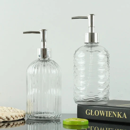 [TERMURAH] Botol Sabun Kaca 400ml / Botol Kaca Sampo Sabun / Botol Kaca Pump