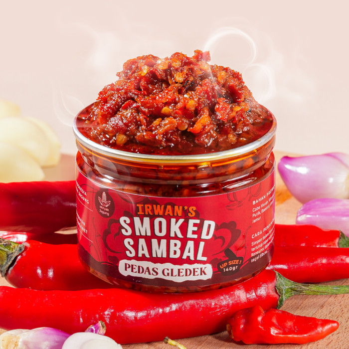 

New[Promo] Sambal Pedas Gledek - Irwan's Smoked Sambal (Sambal Asap, Sambal Ulek) - 140 grams
