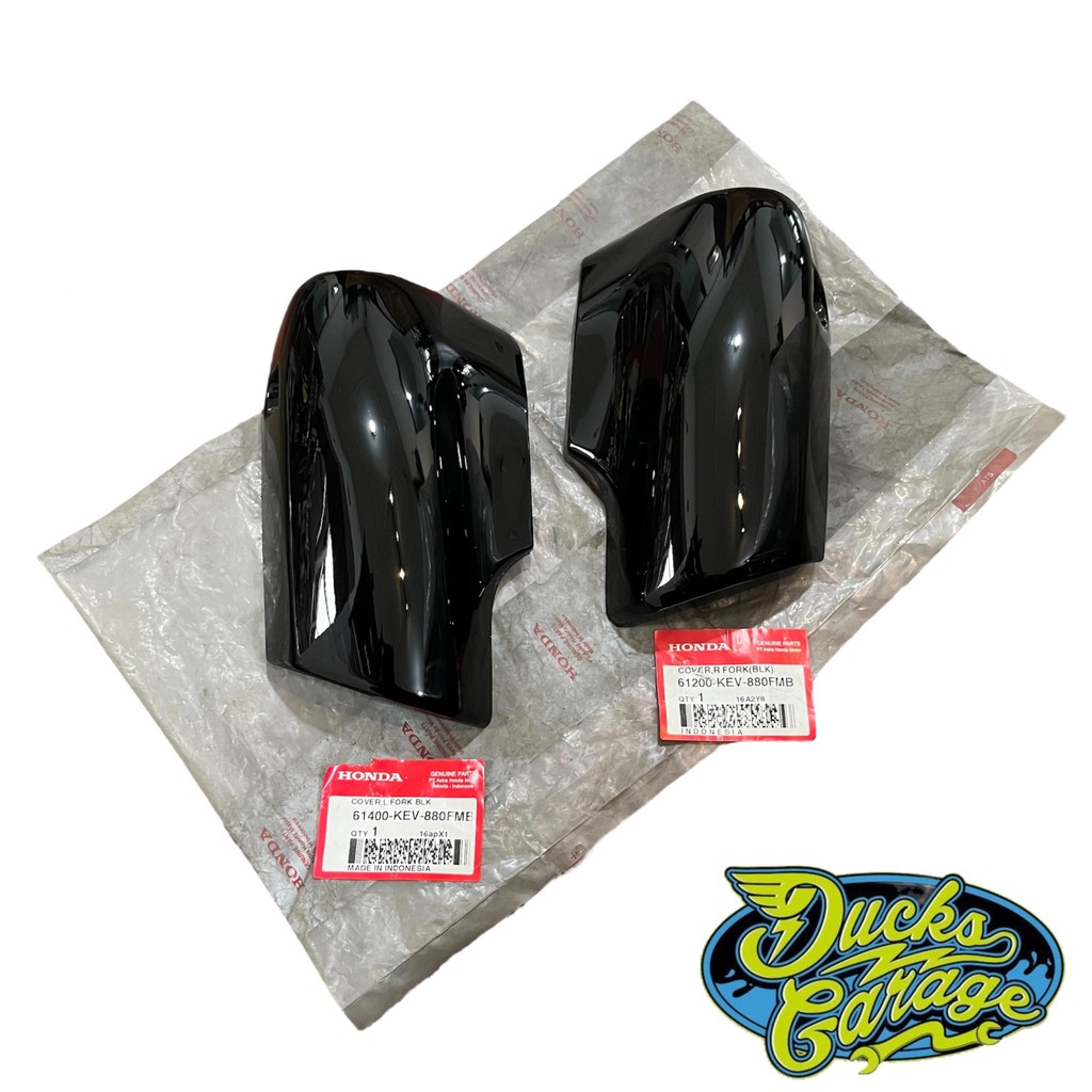 61200-KEV-880FMB 61400-KEV-880FMB Cover Tutup Shock Spakbor Depan Honda Supra X 100 Fit Old Original