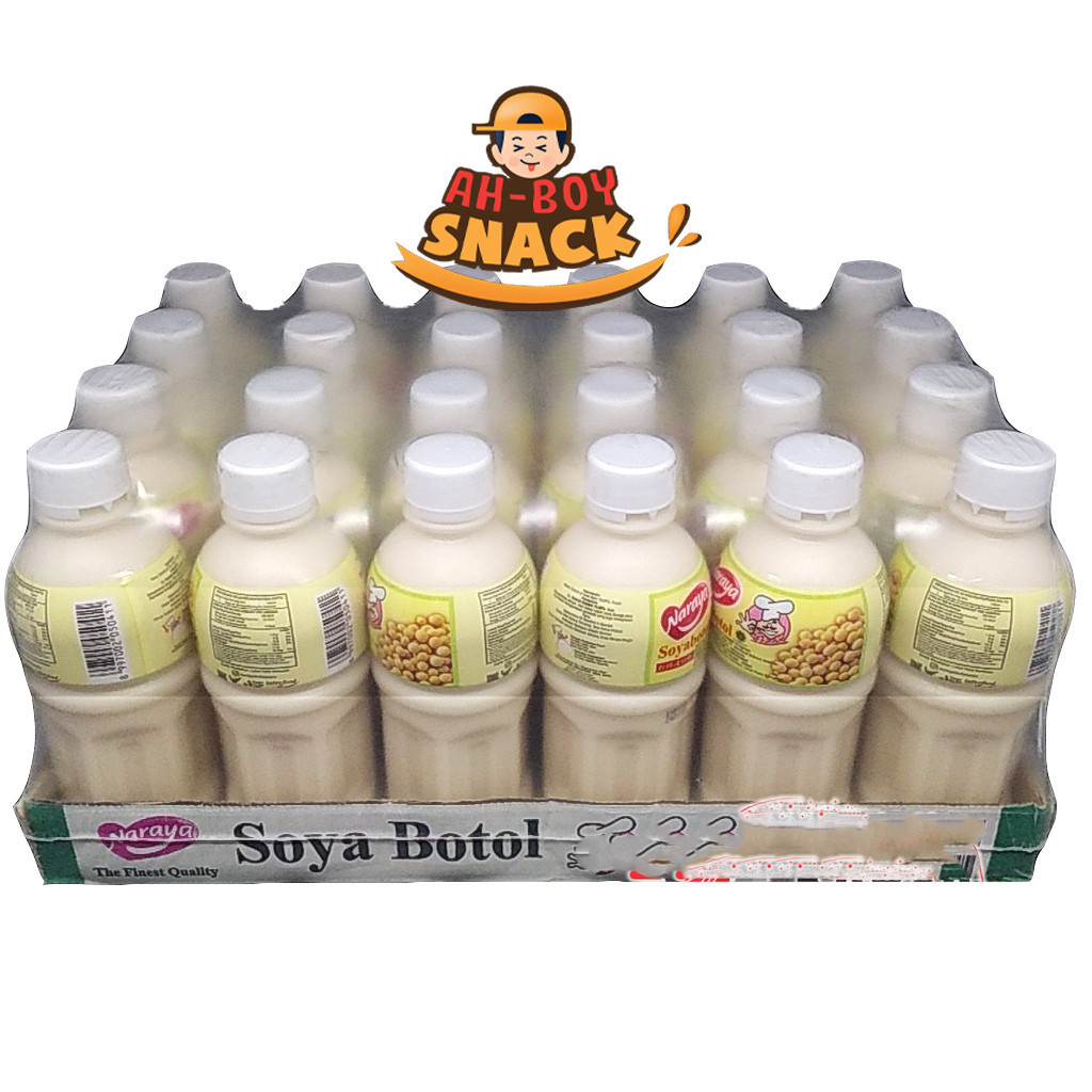 

NARAYA SOYA BOTOL 220ML - ISI 24 PCS - SUSU KACANG NARAYA SOYA BOTOL - AHBOY SNACK