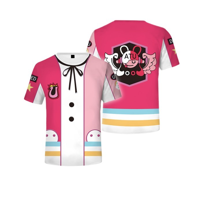 ✔WY.SY✔ - PROMO Kostum Cosplay UTA One Piece Hoodie Jaket Halloween Costume Anime - KAOS T-SHIRT, XL