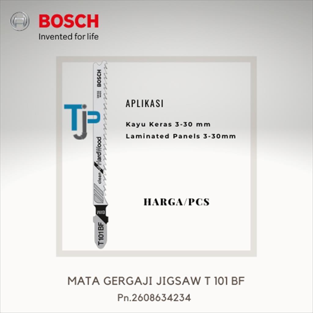 Mata Gergaji Kayu Keras  Jigsaw  T 101 BF Harga Per Pcs (Satuan)