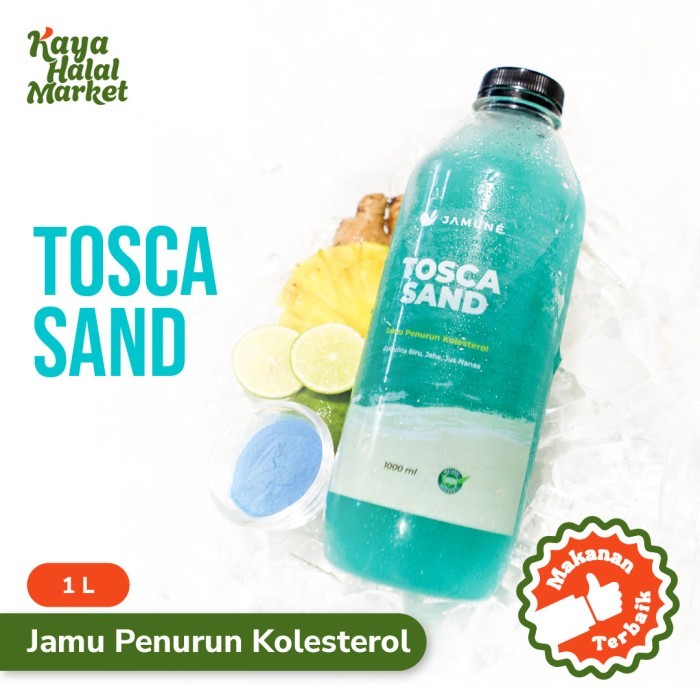 

Jamu 1 Liter Anti Kolesterol Herbal Tosca Sand by Jamune