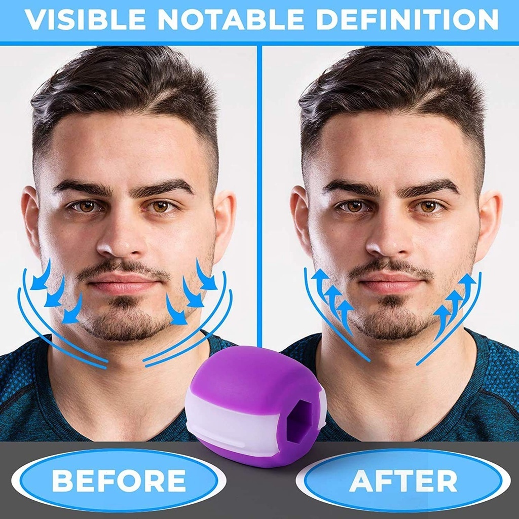 Mewing Alat Latihan Pembentuk Rahang Otot Penirus Pipi Jaw Exercise Silicone Training Ball Jawline