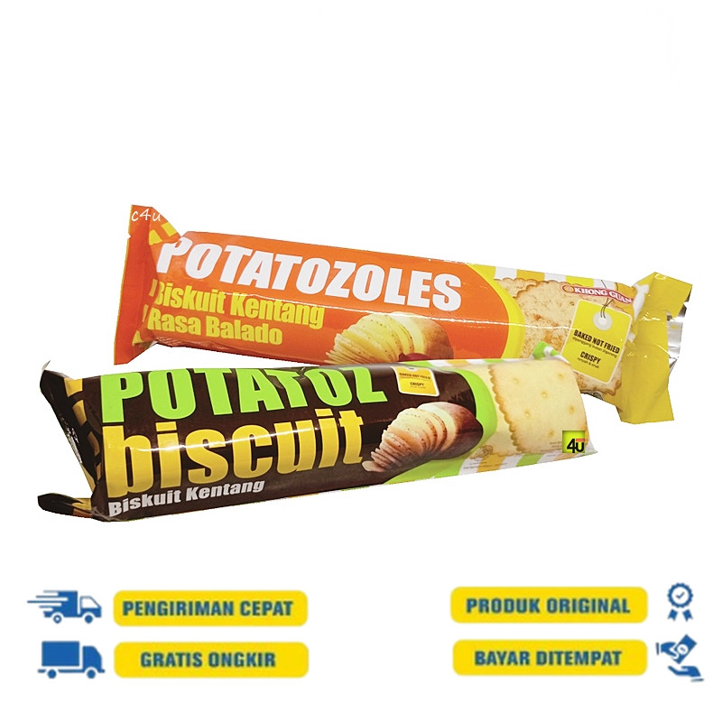 

Khong Guan POTATOZ Biscuit - Crackers Kentang - 150 gr