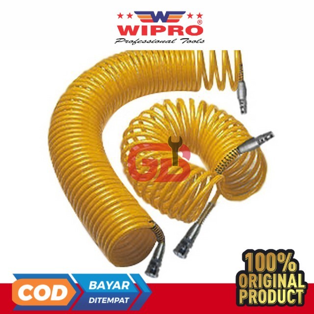 Selang Recoil Kuning w/Spring  6M  9M 12M 15M Wipro