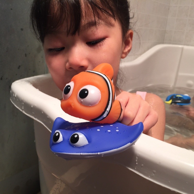 Mainan Mandi Anak Ikan Nemo Karet Semprot Air Mainan Karet Ikan Nemo