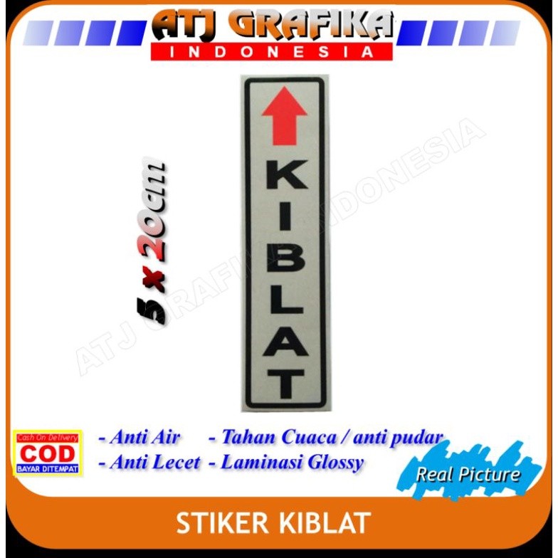 

stiker kiblat sticker arah sholat hotel villa kantor rumah dll