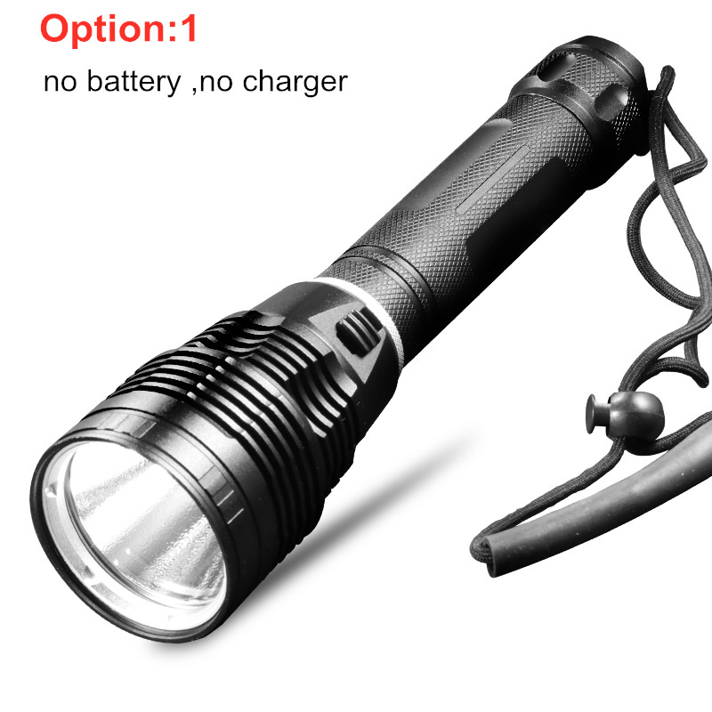 XHP70.2 Diving Flashight 26650 IPX8 Waterproof Scuba Divi Lamp Lanterna Amphibious Powerful Aluminum