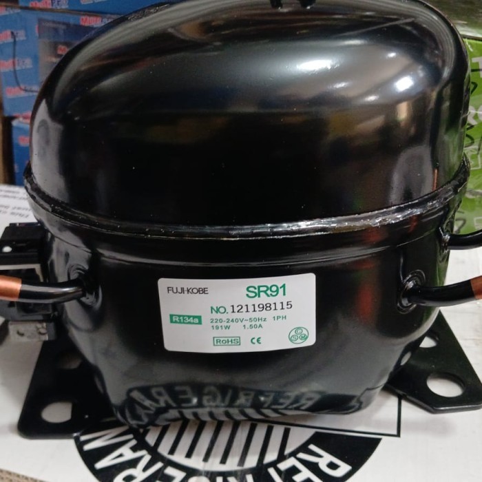 Kompresor Kulkas 1/4 pk Fuji Kobe SR91           freon R134