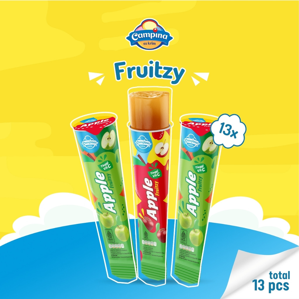 

Campina Fruitzy Apple - Es Krim