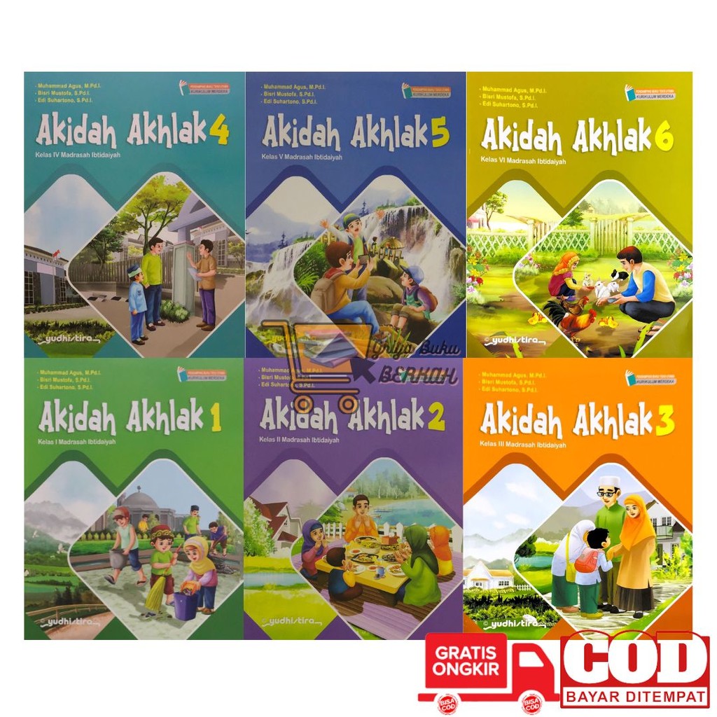 Akidah Akhlak Kelas 1 2 3 4 5 6 MI Kurikulum Merdeka Penerbit Yudhistira