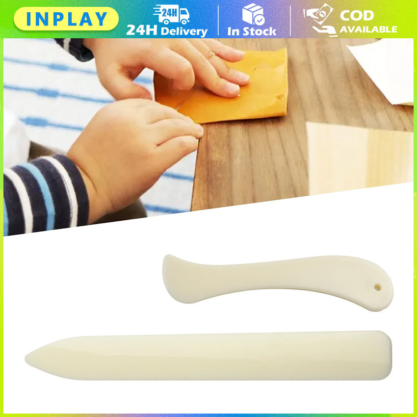 

Alat Pembuat Garis Lipatan Bone Folder / 2pcs Alat Pelipat untuk Kertas, Kulit dan Proyek Kreatif Scrapbook