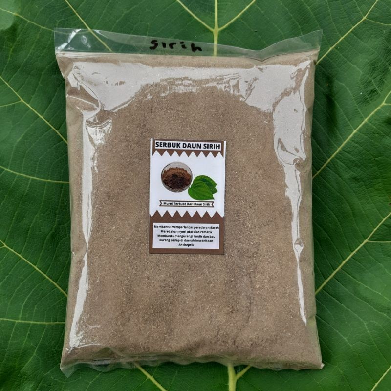 

Bubuk Daun Sirih Suruh Hijau 500 Gram