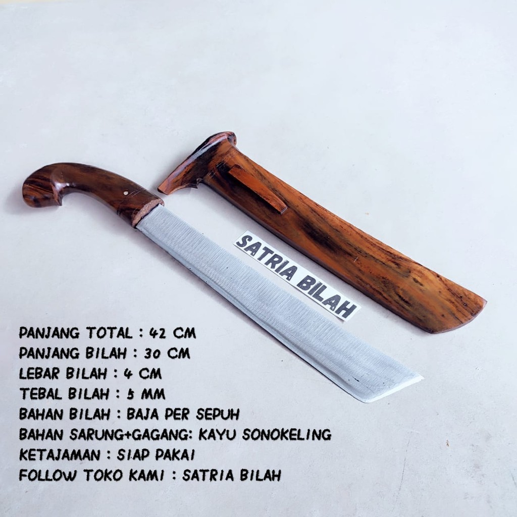 RMD Gollok KERJA Kebun kopak rawing Gollok CIBATU ASLI  pemotong bambu dan kayu baja per asli tempa 