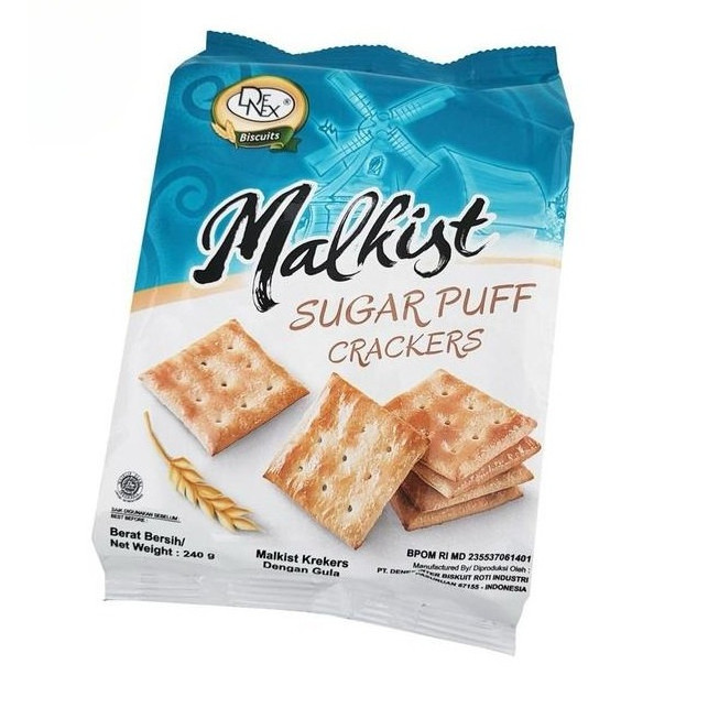 

Malkist Crackers Sugar Puff Denex 240 gram