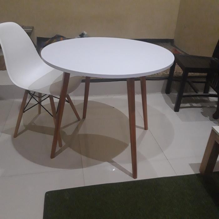 Promo Meja Bulat meja makan diameter 80cm terlaris