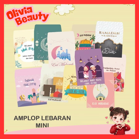 

AMPLOP LEBARAN KARAKTER (1 PACK ISI 10 PCS)/ AMPLOP LEBARAN EID MUBARAK IDUL FITRI MURAH MINI - OLIVIA Beauty