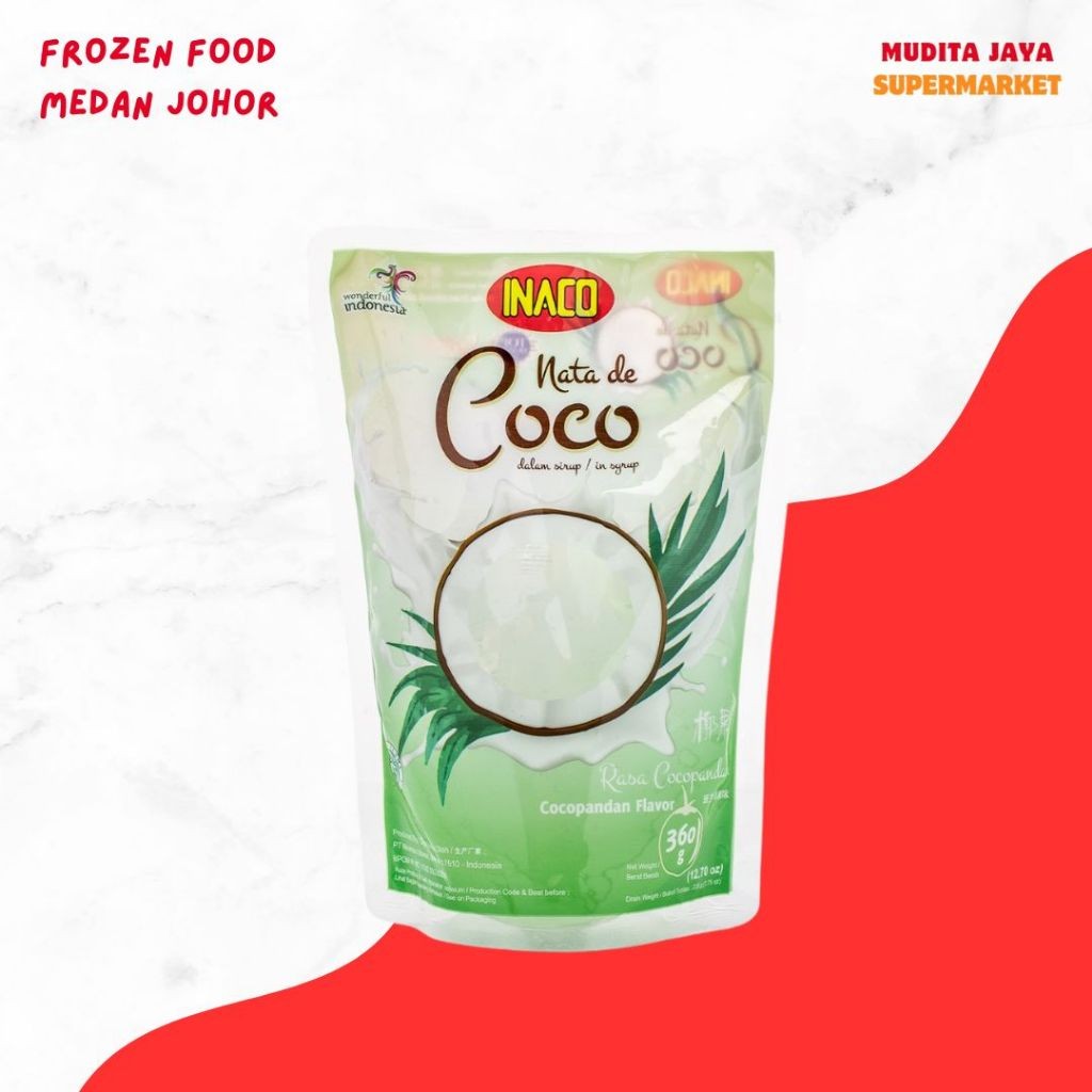 

INACO Nata De Coco Pandan Flavor 360gr