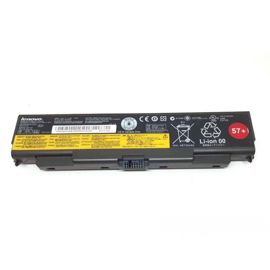 Baterai Lenovo ThinkPad W540 T540 T440p T540p L540 L440 57+