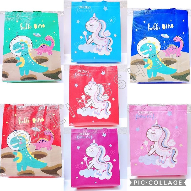 

[1 Buah] Goddie Bag Tas Plastik Ulang Tahun Bingkisan Souvenir S M L Plastic Bag Tas Plastik Tahan Air Tas Kado